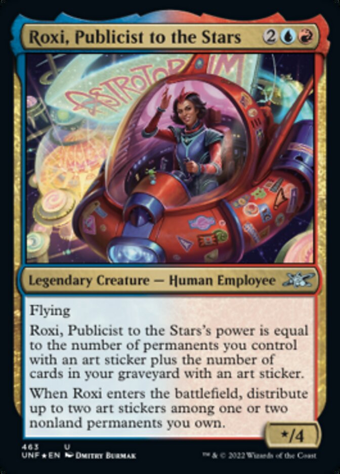Roxi, Publicist to the Stars (Galaxy Foil) [Unfinity] | Gate City Games LLC