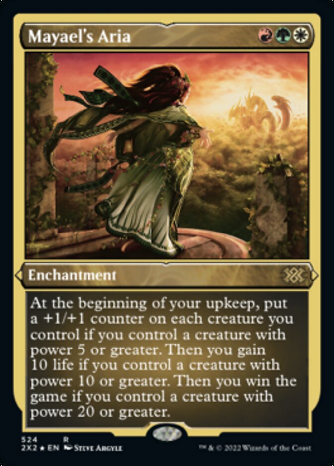 Mayael's Aria (Foil Etched) [Double Masters 2022] | Gate City Games LLC