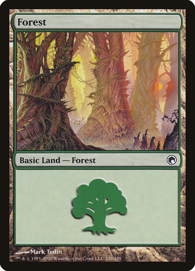Forest (249) [Scars of Mirrodin] | Gate City Games LLC
