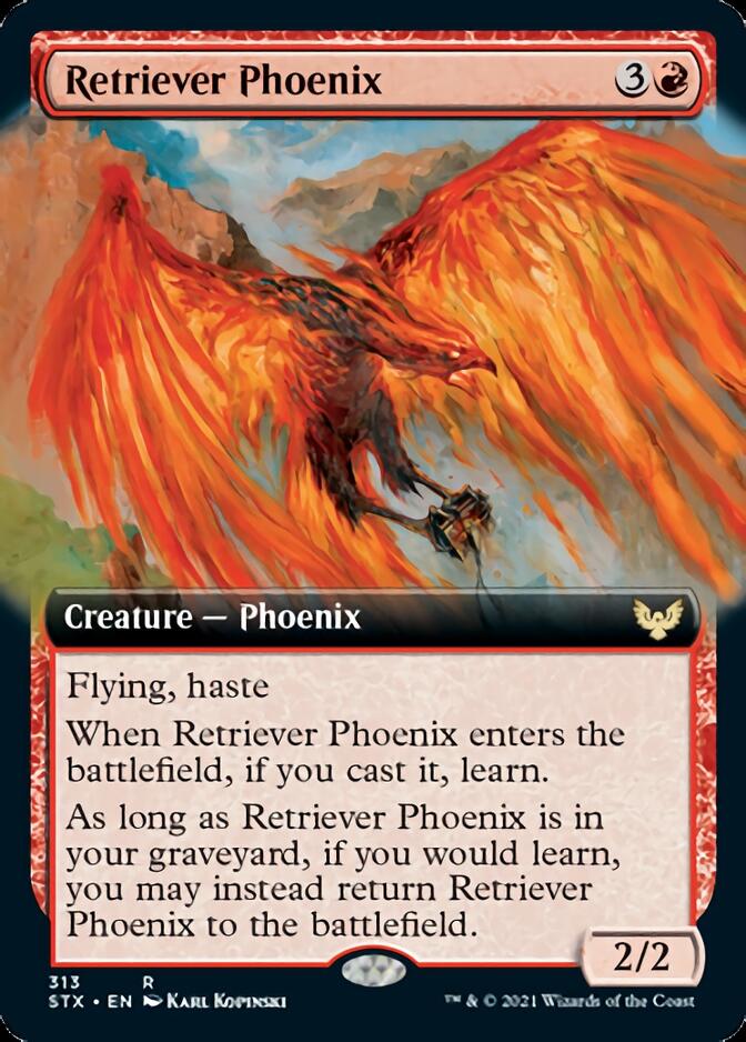 Retriever Phoenix (Extended Art) [Strixhaven: School of Mages] | Gate City Games LLC