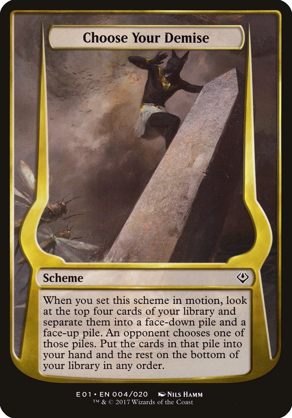 Choose Your Demise (Schemes) [Archenemy: Nicol Bolas Schemes] | Gate City Games LLC