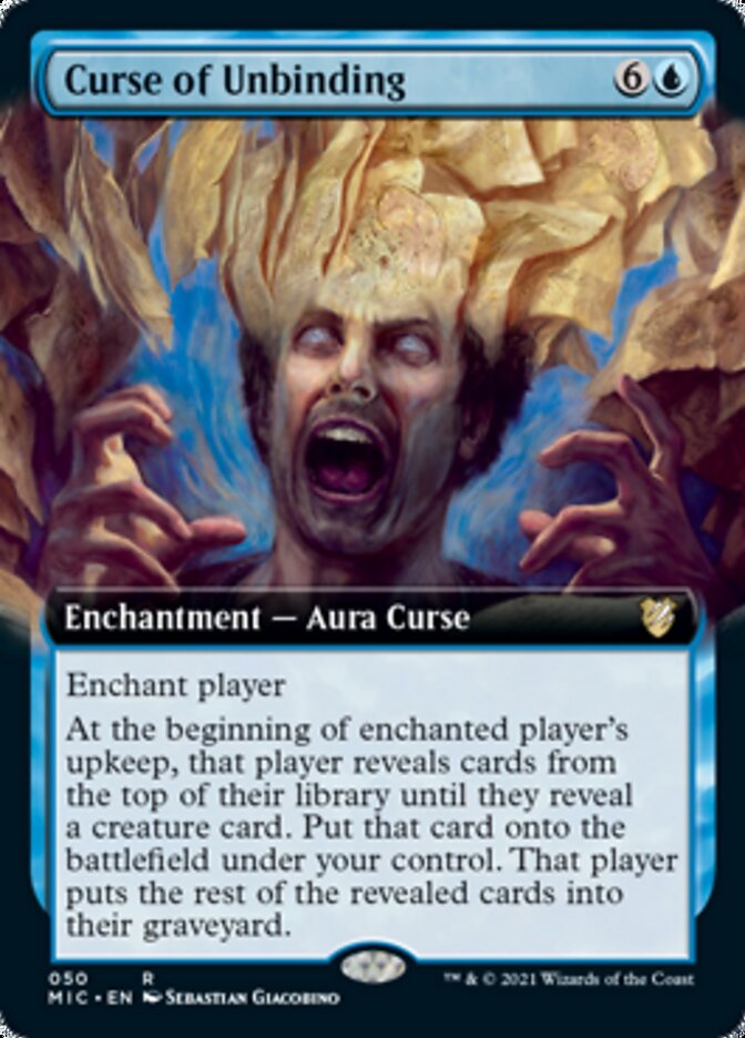 Curse of Unbinding (Extended Art) [Innistrad: Midnight Hunt Commander] | Gate City Games LLC