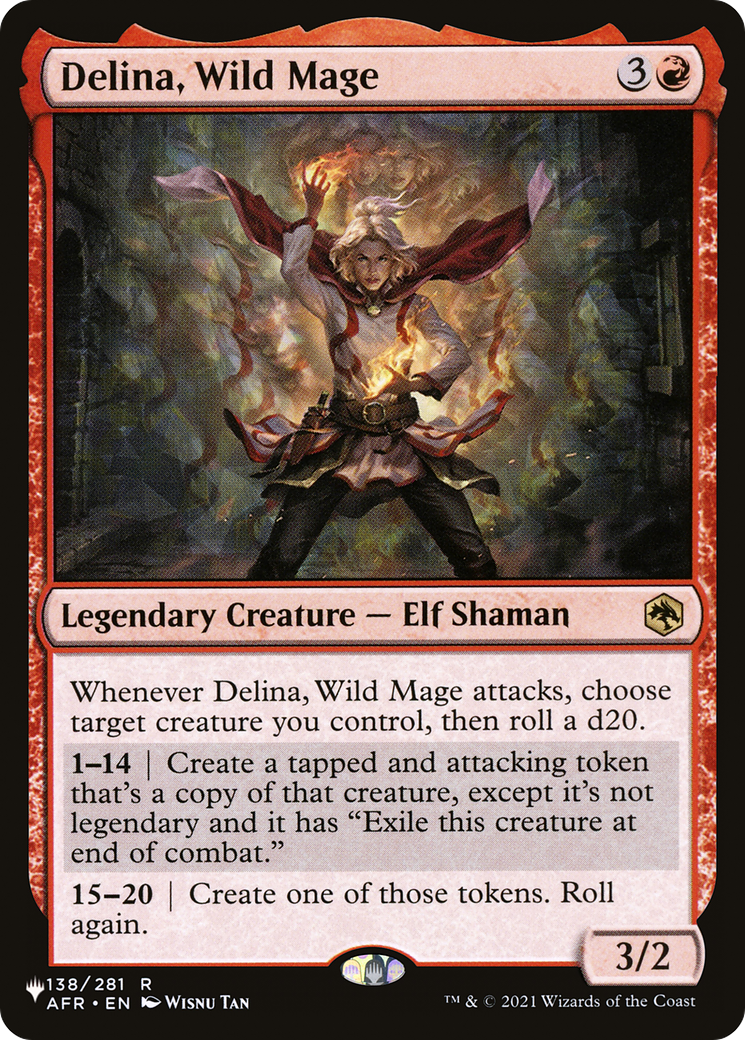 Delina, Wild Mage [The List] | Gate City Games LLC