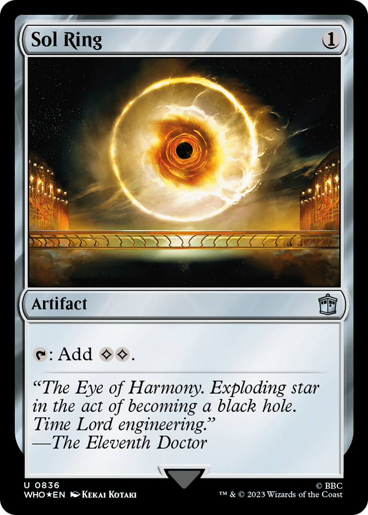 Sol Ring (Surge Foil) [Doctor Who] | Gate City Games LLC