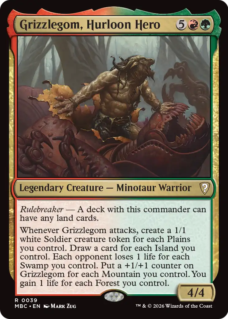 Grizzlegom, Hurloon Hero [Mystery Booster: Commander Edition] | Gate City Games LLC