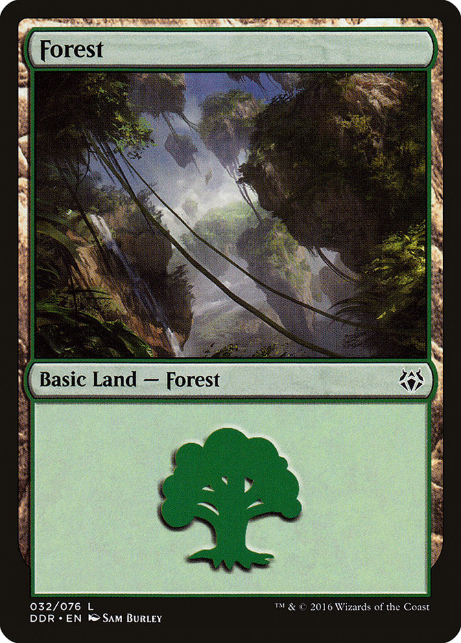 Forest (32) [Duel Decks: Nissa vs. Ob Nixilis] | Gate City Games LLC