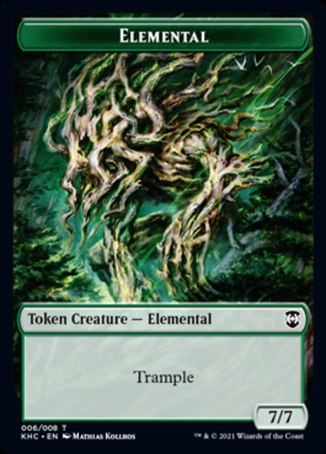 Elemental Token [Kaldheim Commander Tokens] | Gate City Games LLC