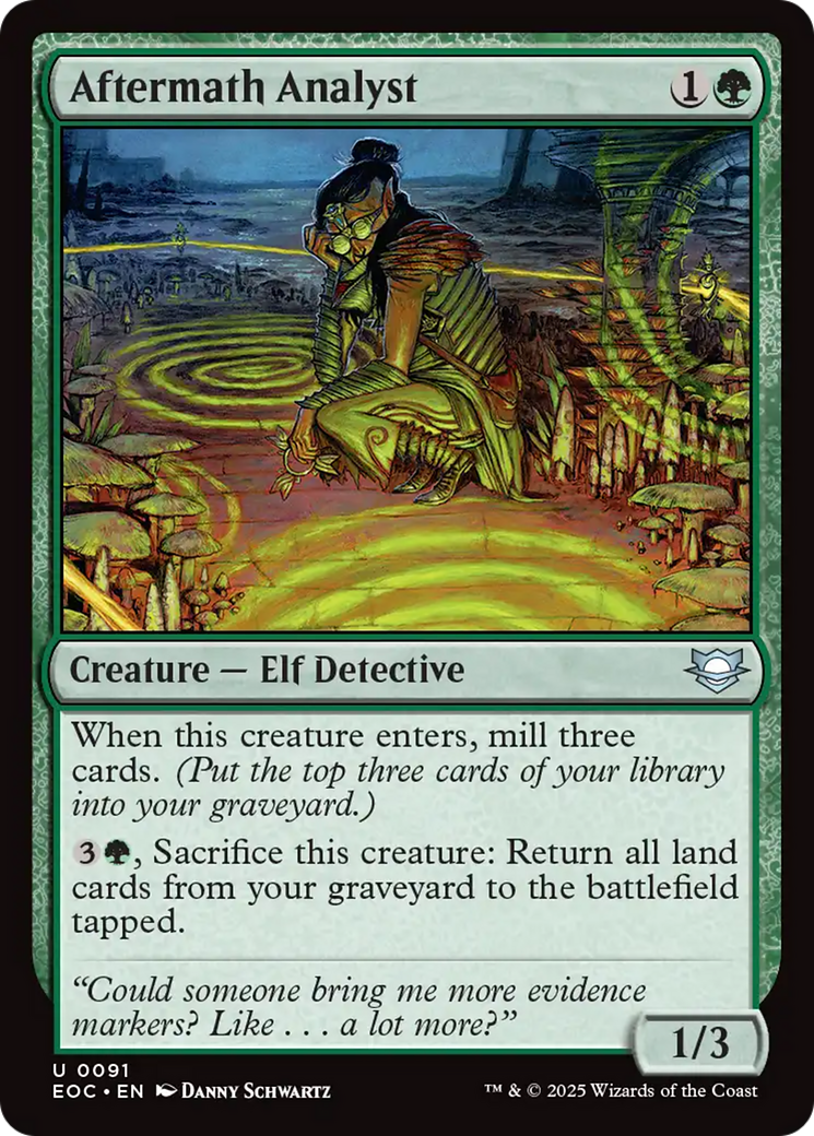 Aftermath Analyst [Edge of Eternities Commander] | Gate City Games LLC