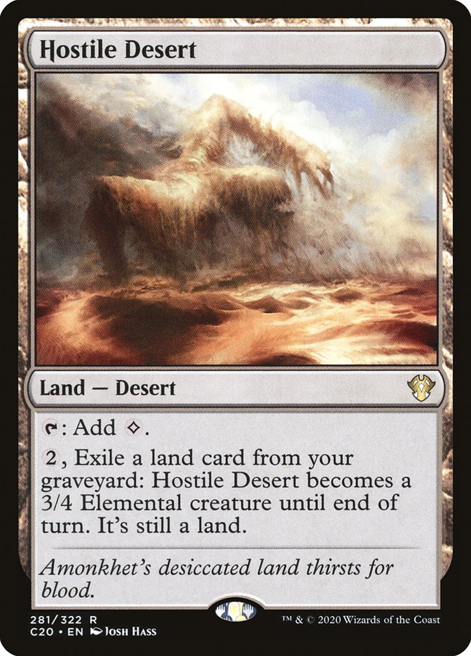Hostile Desert [Commander 2020] | Gate City Games LLC
