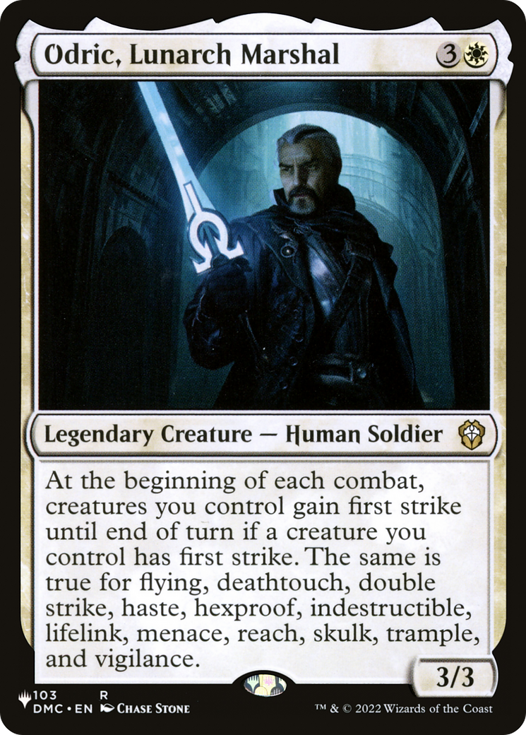Odric, Lunarch Marshal (DMC) [The List] | Gate City Games LLC