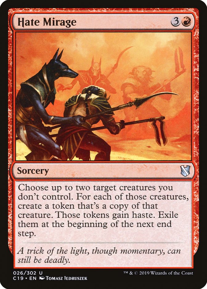 Hate Mirage [Commander 2019] | Gate City Games LLC