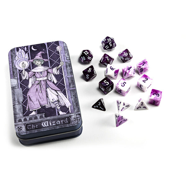 Class Dice Tin: Wizard | Gate City Games LLC