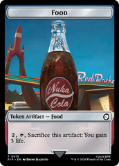 Food (0013) // Soldier (0004) Double-Sided Token [Fallout Tokens] | Gate City Games LLC