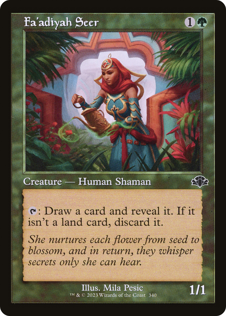 Fa'adiyah Seer (Retro) [Dominaria Remastered] | Gate City Games LLC