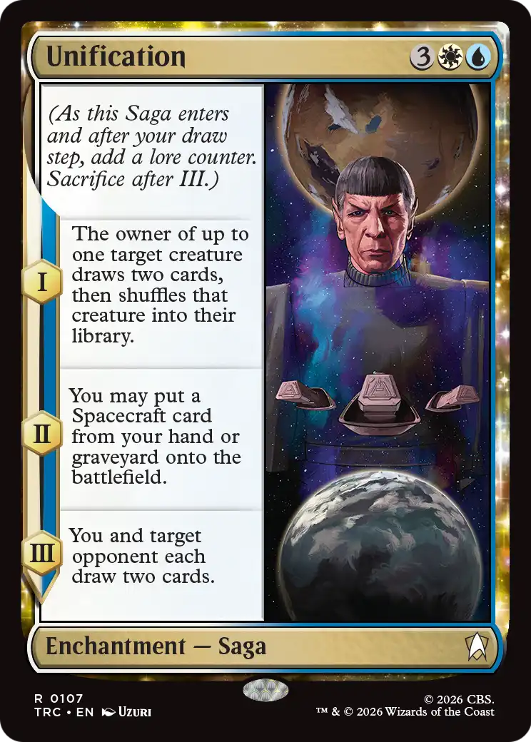 Unification (Surge Foil) [Star Trek Commander] | Gate City Games LLC