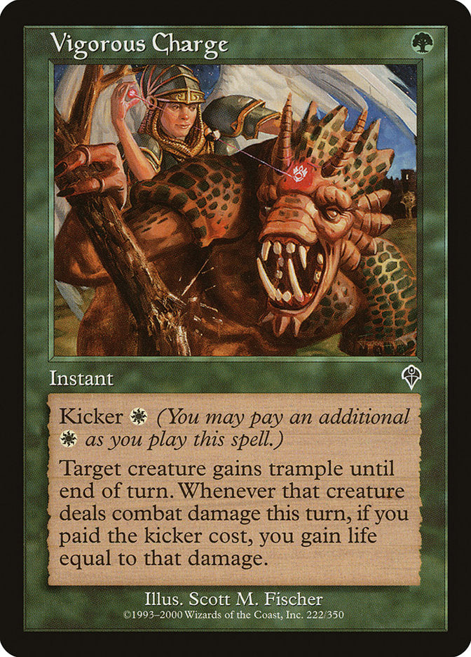 Vigorous Charge [Invasion] | Gate City Games LLC