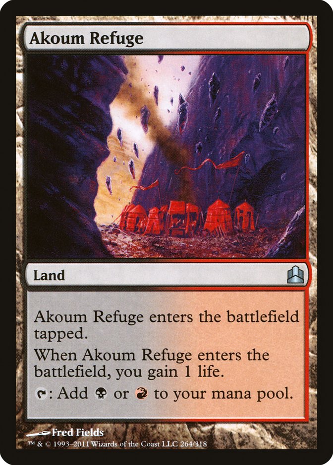 Akoum Refuge [Commander 2011] | Gate City Games LLC