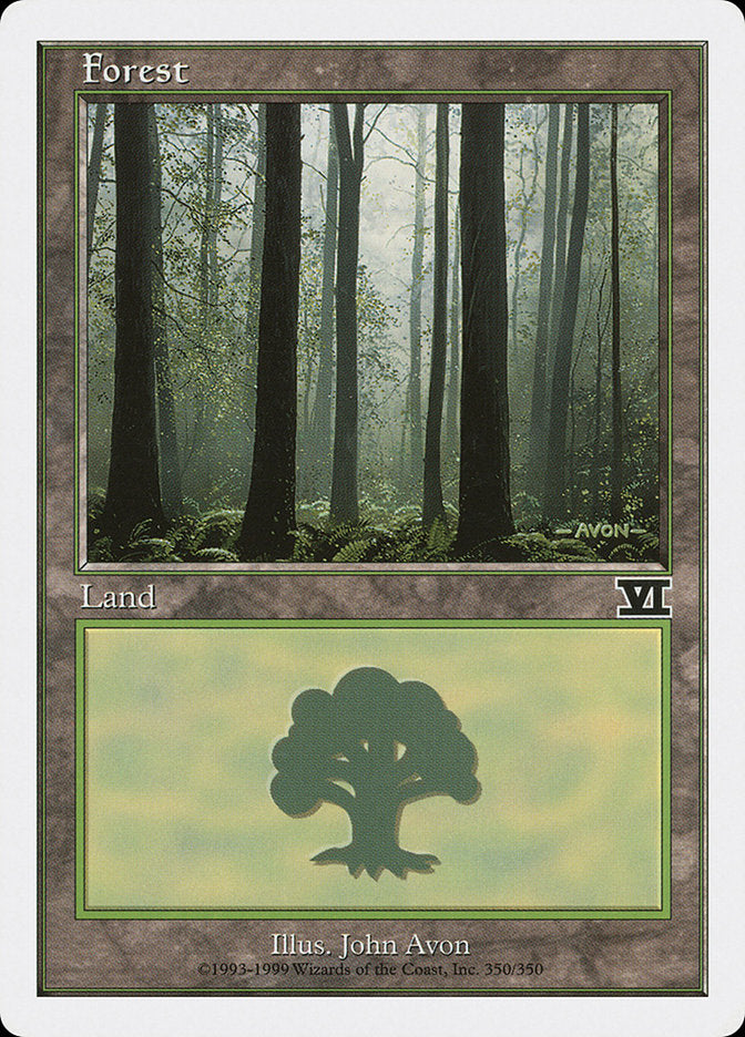 Forest (350) [Classic Sixth Edition] | Gate City Games LLC