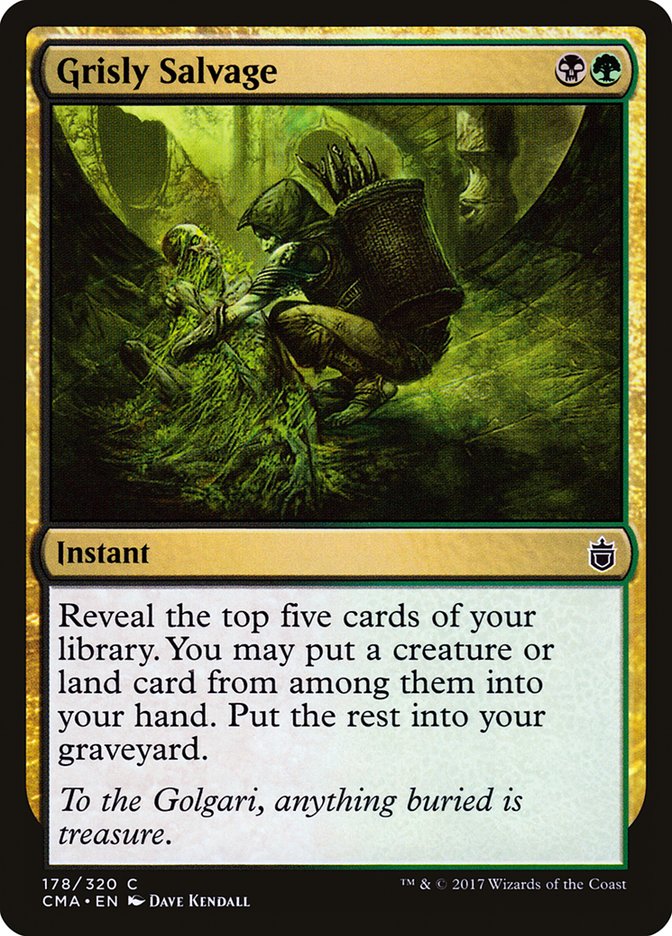Grisly Salvage [Commander Anthology] | Gate City Games LLC