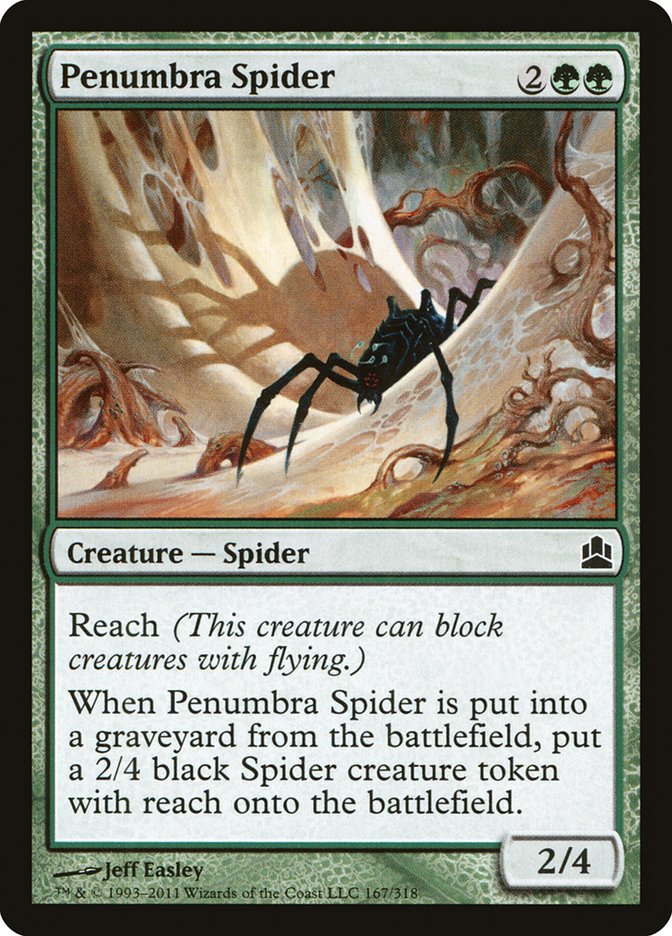 Penumbra Spider [Commander 2011] | Gate City Games LLC