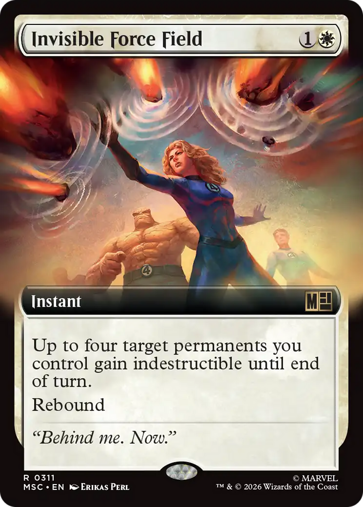 Invisible Force Field (Extended Art) [Marvel Super Heroes Commander] | Gate City Games LLC