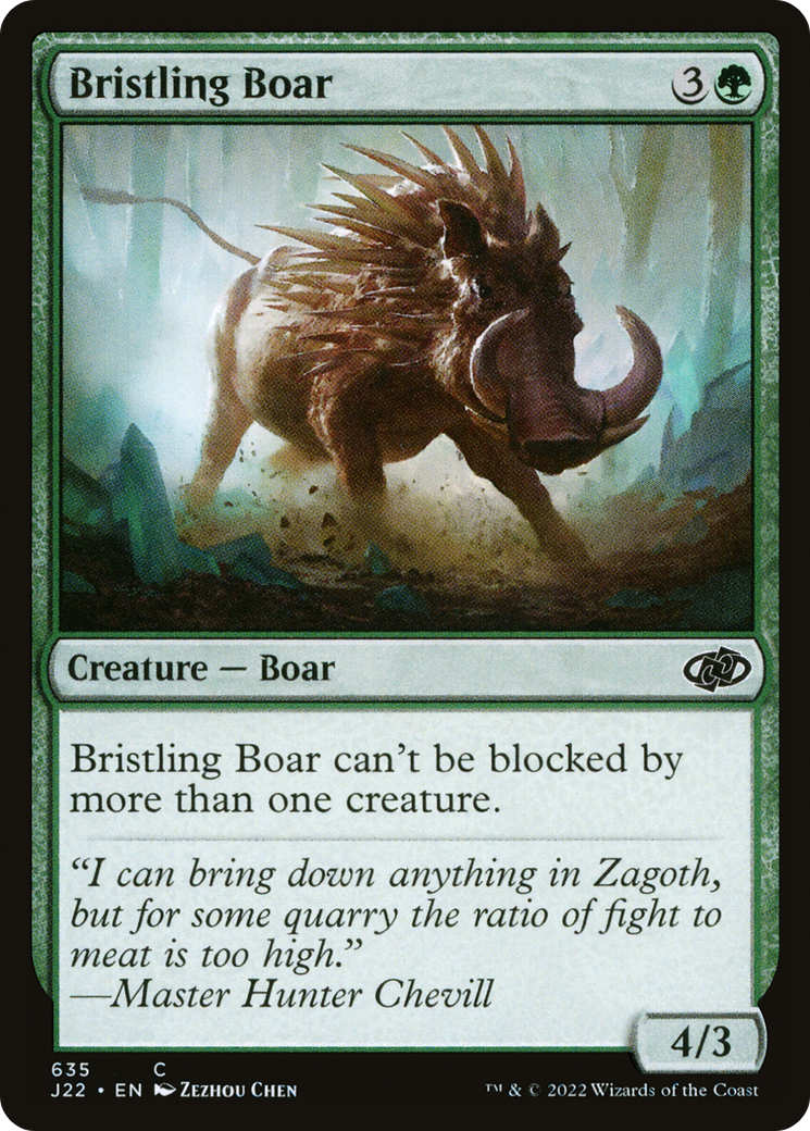 Bristling Boar [Jumpstart 2022] | Gate City Games LLC