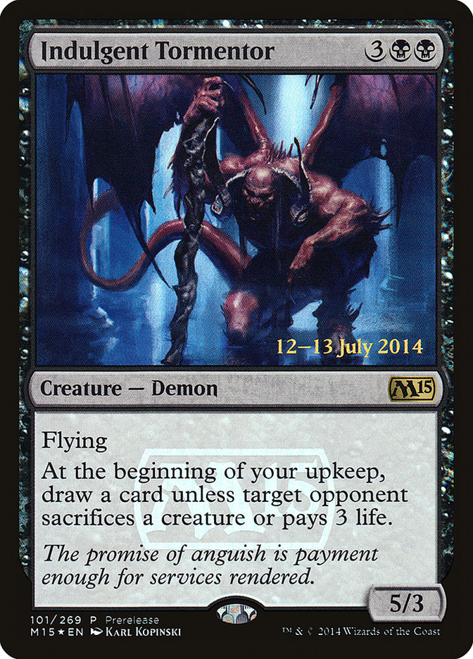 Indulgent Tormentor [Magic 2015 Prerelease Promos] | Gate City Games LLC