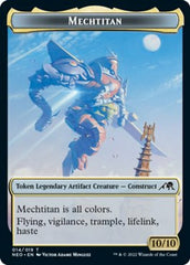 Spirit (002) // Mechtitan Double-Sided Token [Kamigawa: Neon Dynasty Tokens] | Gate City Games LLC