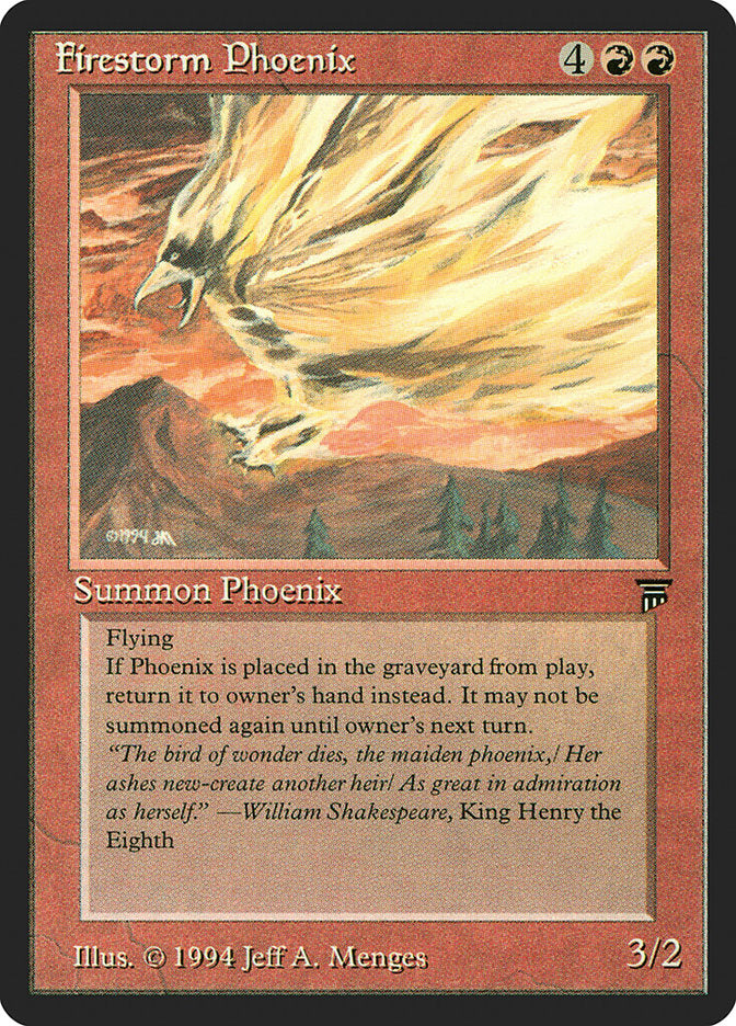 Firestorm Phoenix [Legends] | Gate City Games LLC