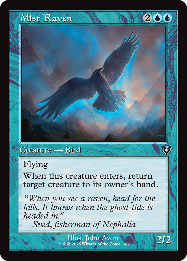 Mist Raven (Retro Frame) [Innistrad Remastered] | Gate City Games LLC