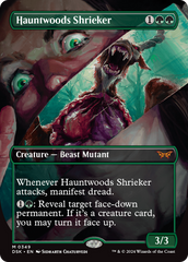 Hauntwoods Shrieker (Borderless) [Duskmourn: House of Horror] | Gate City Games LLC