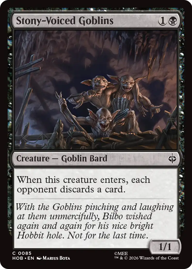 Stony-Voiced Goblins [The Hobbit] | Gate City Games LLC