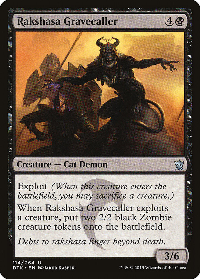 Rakshasa Gravecaller [Dragons of Tarkir] | Gate City Games LLC