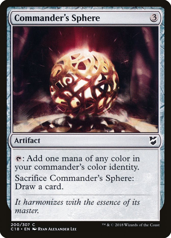 Commander's Sphere [Commander 2018] | Gate City Games LLC