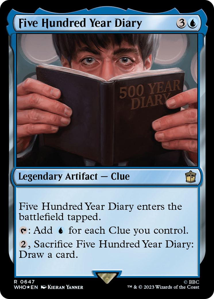 Five Hundred Year Diary (Surge Foil) [Doctor Who] | Gate City Games LLC