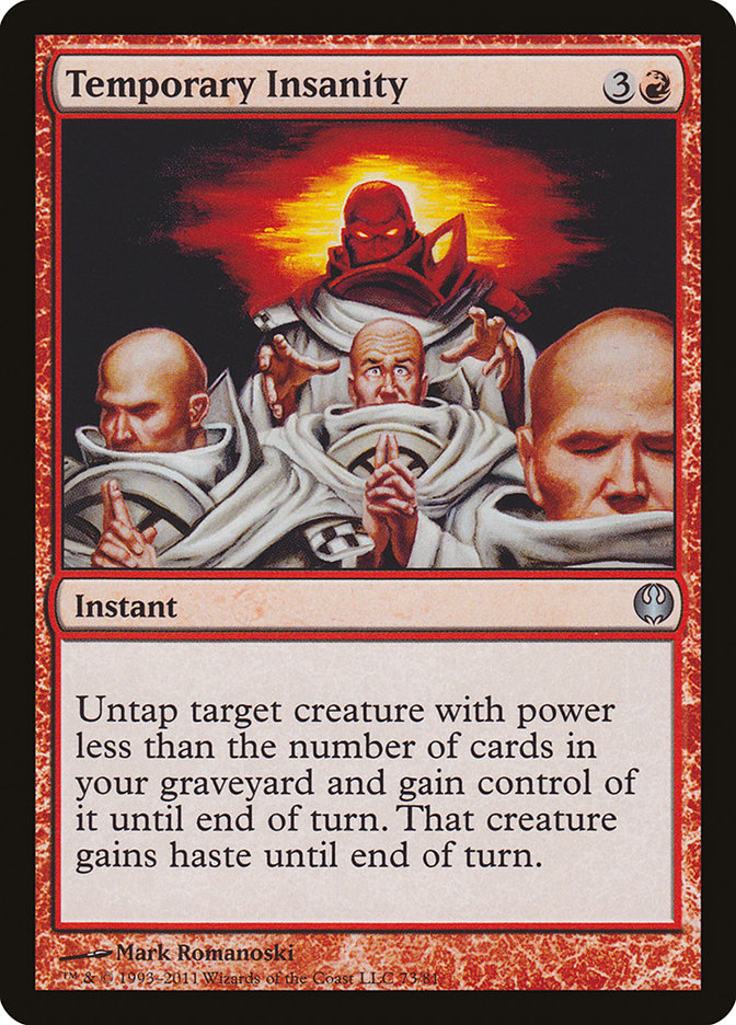 Temporary Insanity [Duel Decks: Knights vs. Dragons] | Gate City Games LLC