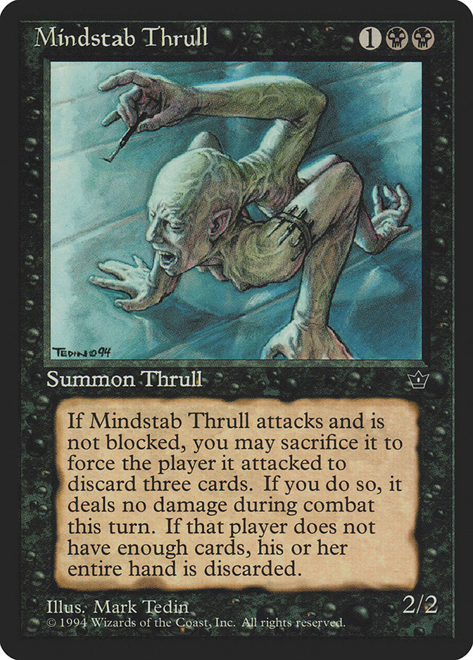 Mindstab Thrull (Mark Tedin) [Fallen Empires] | Gate City Games LLC