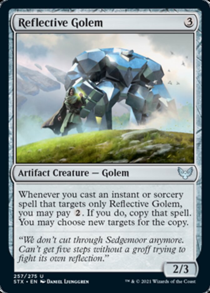 Reflective Golem [Strixhaven: School of Mages] | Gate City Games LLC