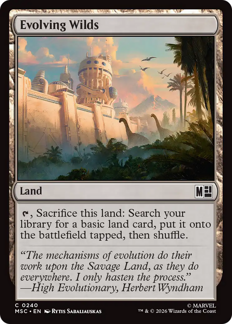 Evolving Wilds (Surge Foil) [Marvel Super Heroes Commander] | Gate City Games LLC