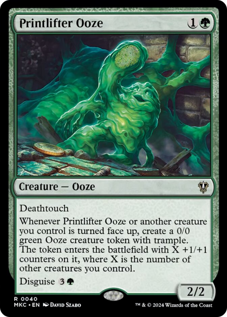 Printlifter Ooze [Murders at Karlov Manor Commander] | Gate City Games LLC