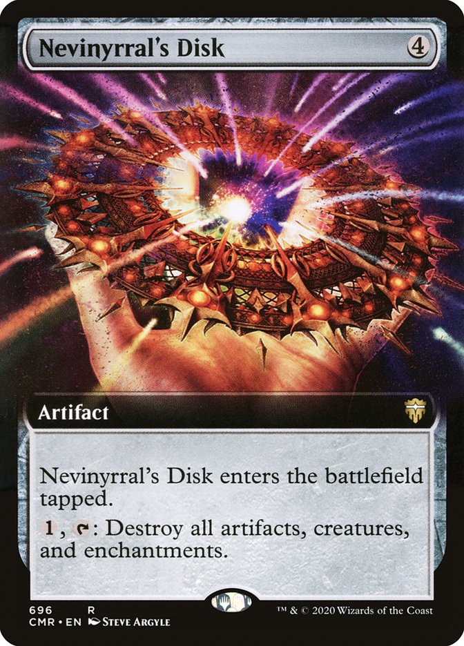 Nevinyrral's Disk (Extended Art) [Commander Legends] | Gate City Games LLC