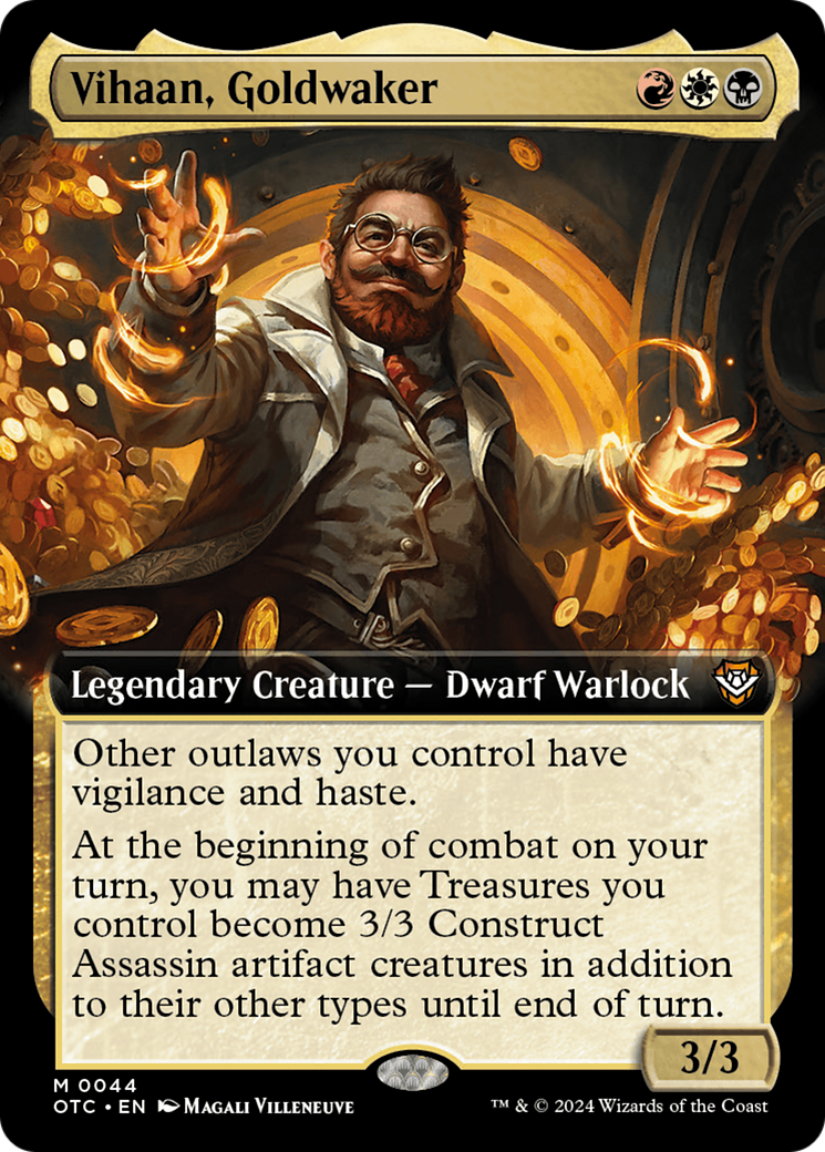 Vihaan, Goldwaker (Extended Art) [Outlaws of Thunder Junction Commander] | Gate City Games LLC
