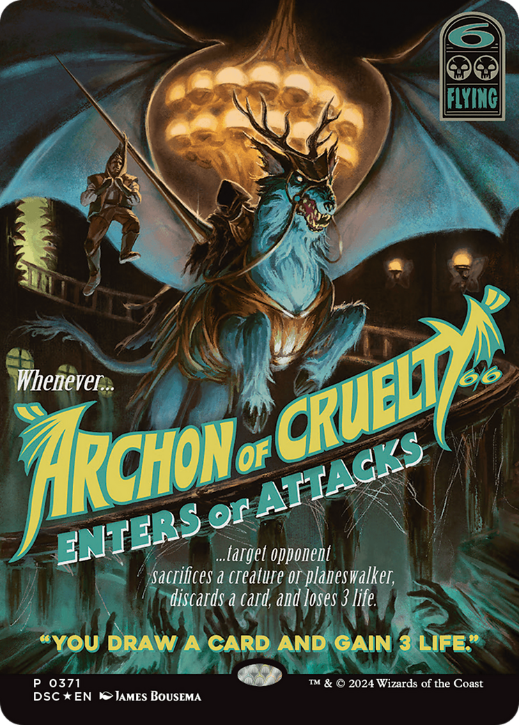 Archon of Cruelty (Showcase) [Duskmourn: House of Horror Commander] | Gate City Games LLC