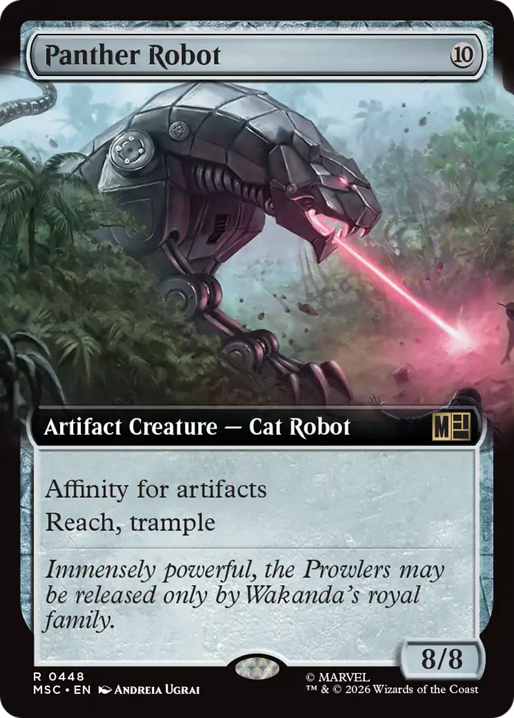 Panther Robot (Extended Art) [Marvel Super Heroes Commander] | Gate City Games LLC