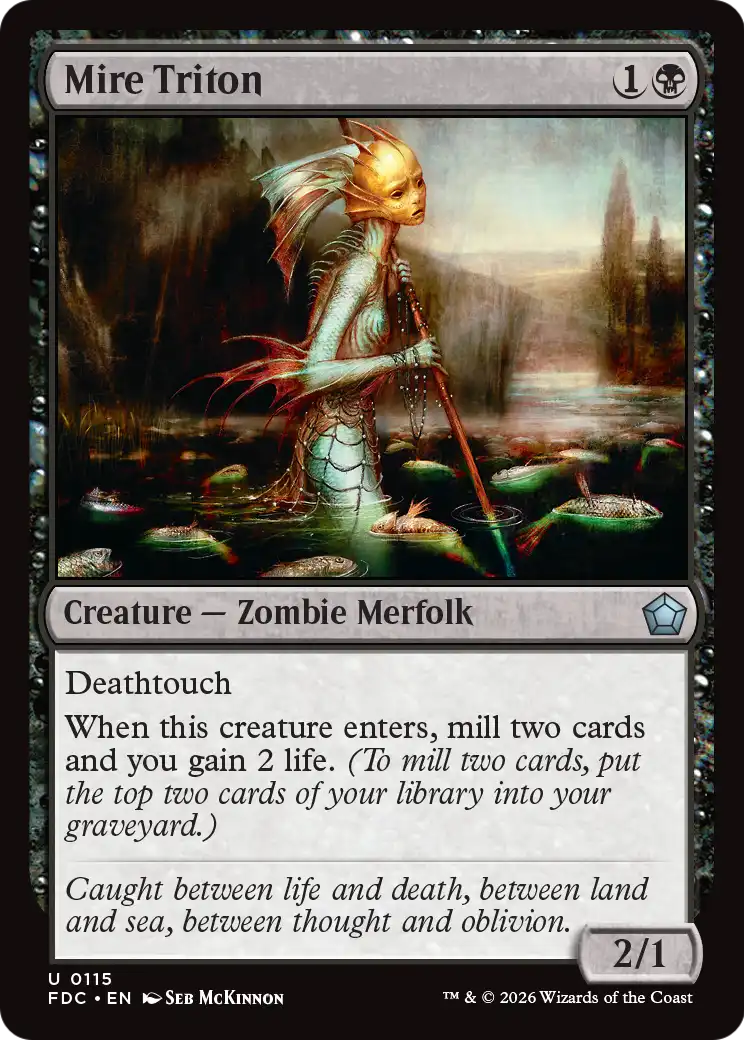 Mire Triton [Foundations Commander] | Gate City Games LLC