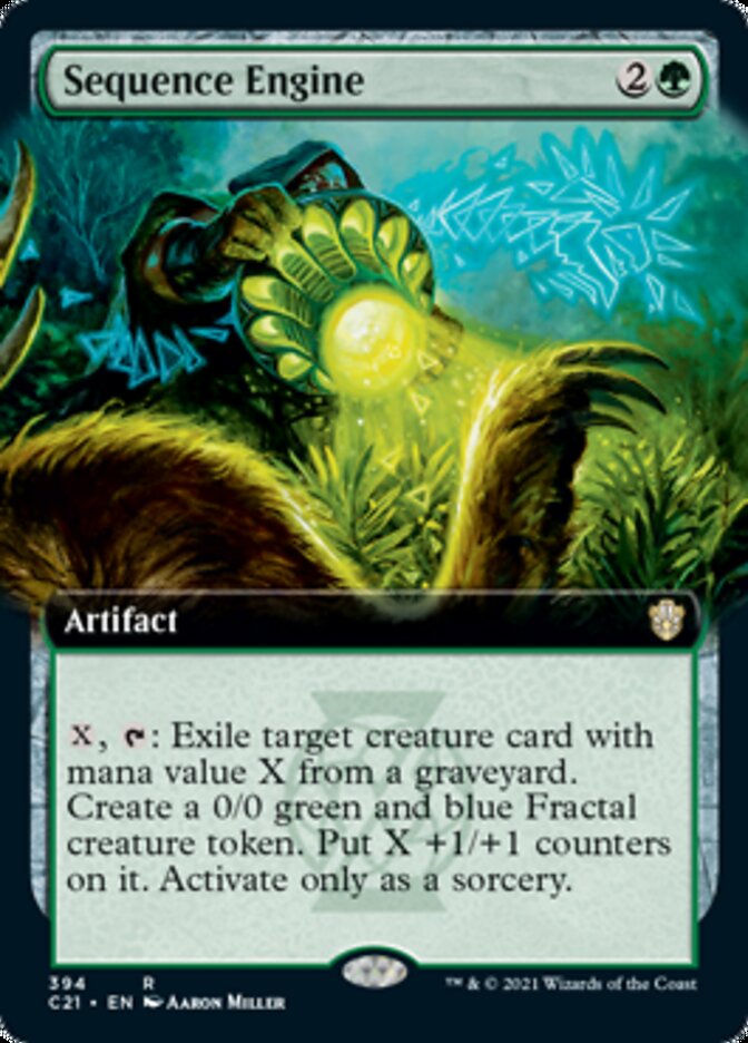 Sequence Engine (Extended Art) [Commander 2021] | Gate City Games LLC