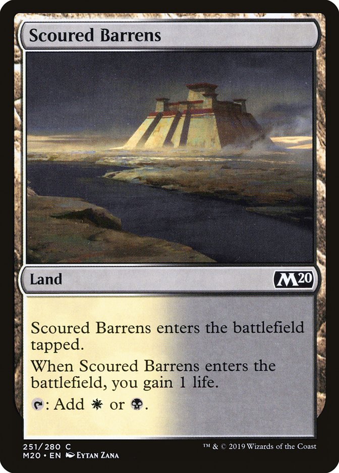 Scoured Barrens [Core Set 2020] | Gate City Games LLC