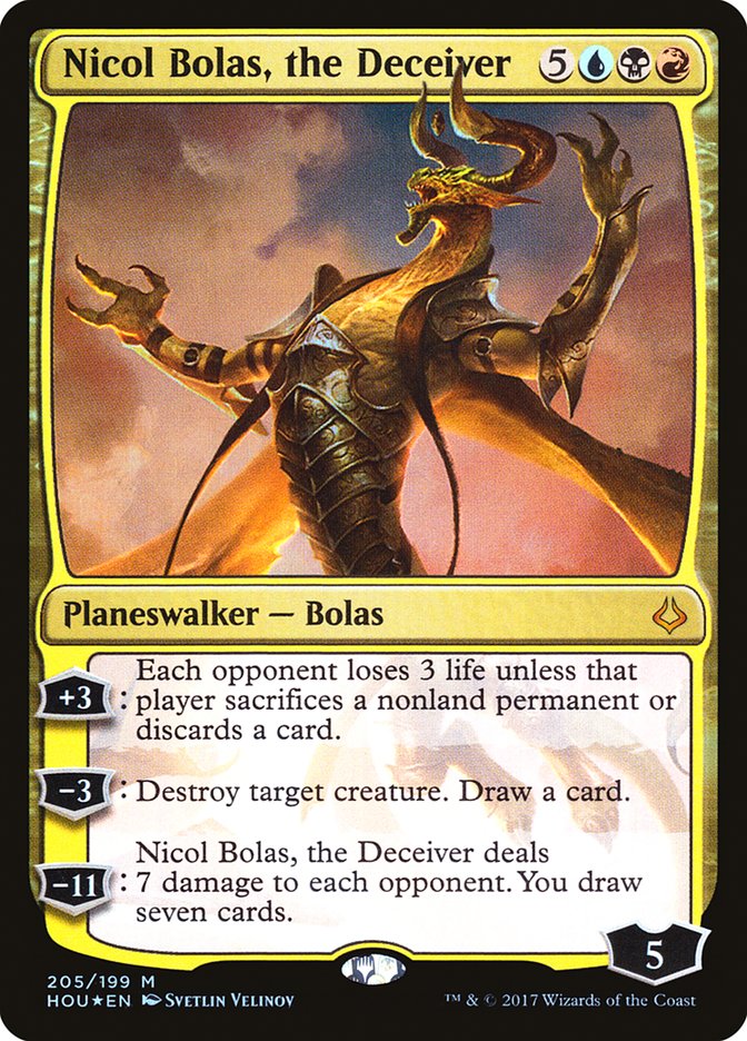Nicol Bolas, the Deceiver [Hour of Devastation] | Gate City Games LLC