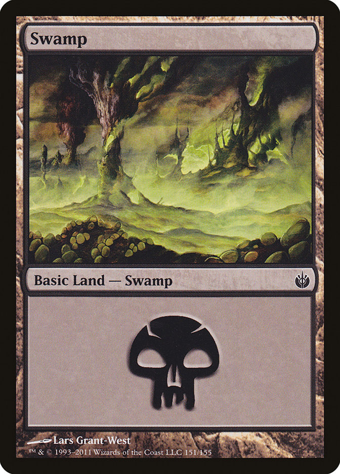 Swamp (151) [Mirrodin Besieged] | Gate City Games LLC