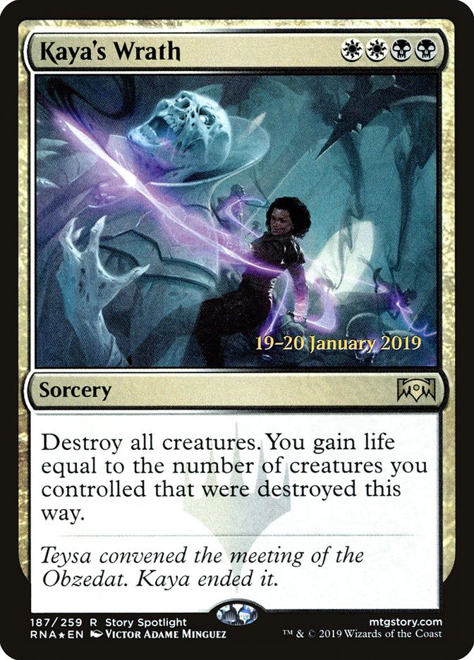 Kaya's Wrath [Ravnica Allegiance Prerelease Promos] | Gate City Games LLC